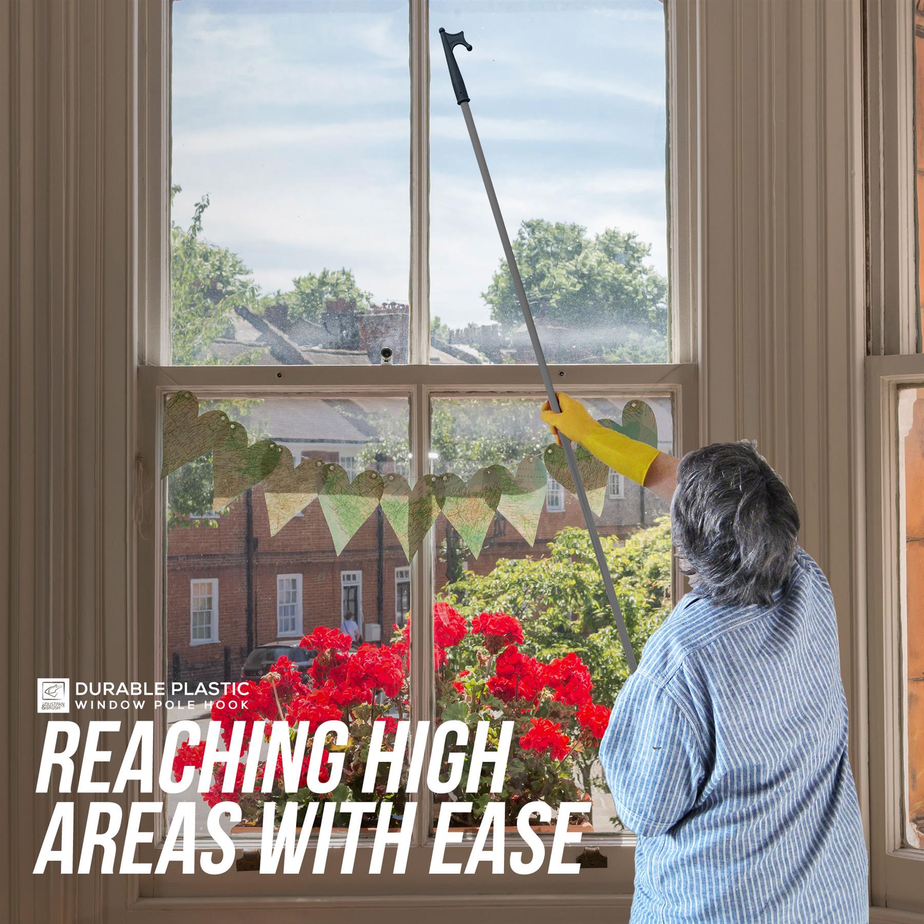 Telescopic Boat Hook 126–220cm | Grey Handle