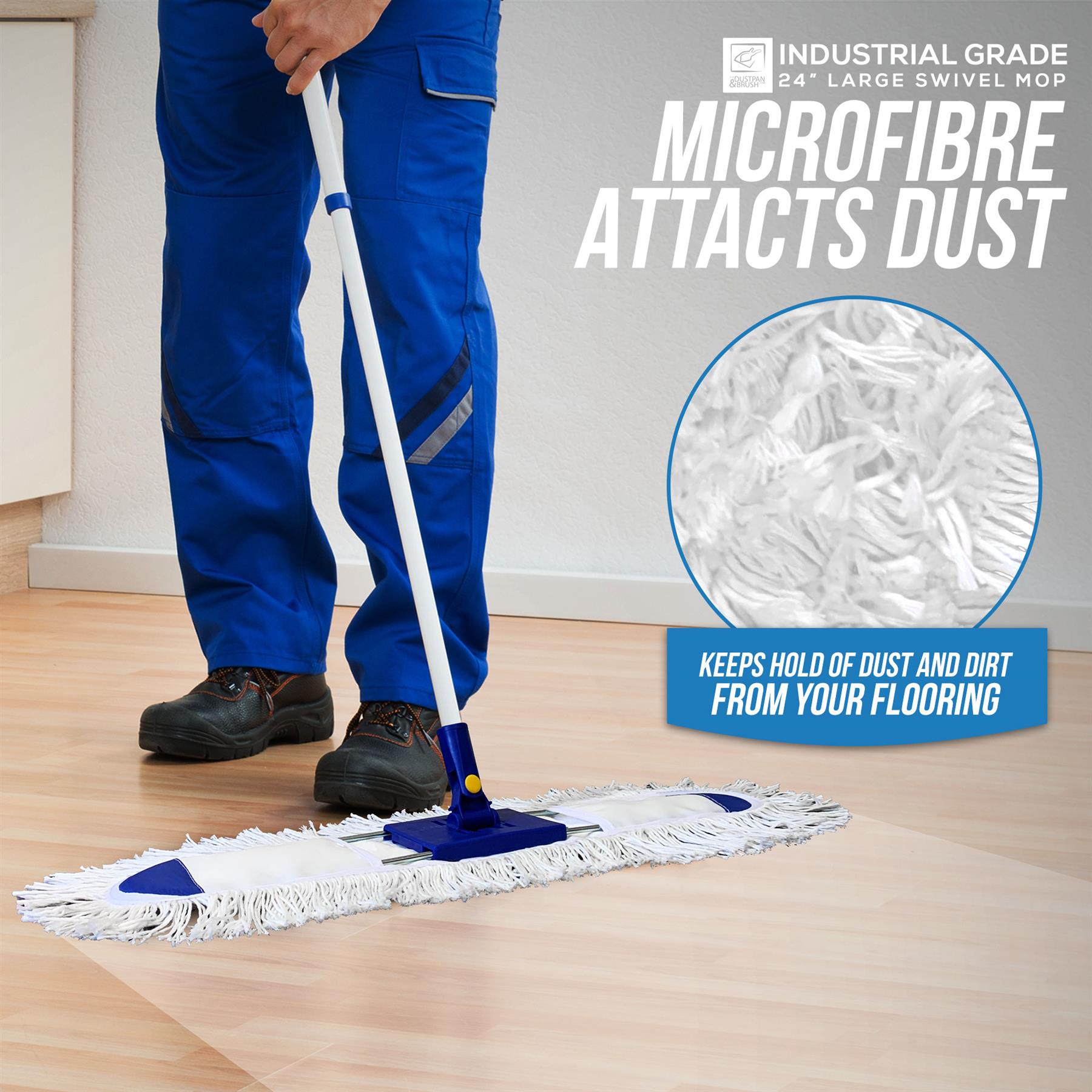 Flat Floor Mop Dustbeater 24" (60cm)