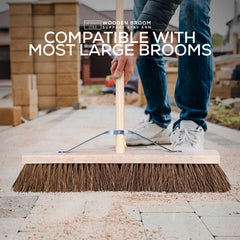 Metal Broom Support Stay Bracket Arm for Platform Brooms – 35cm - The Dustpan and Brush Store