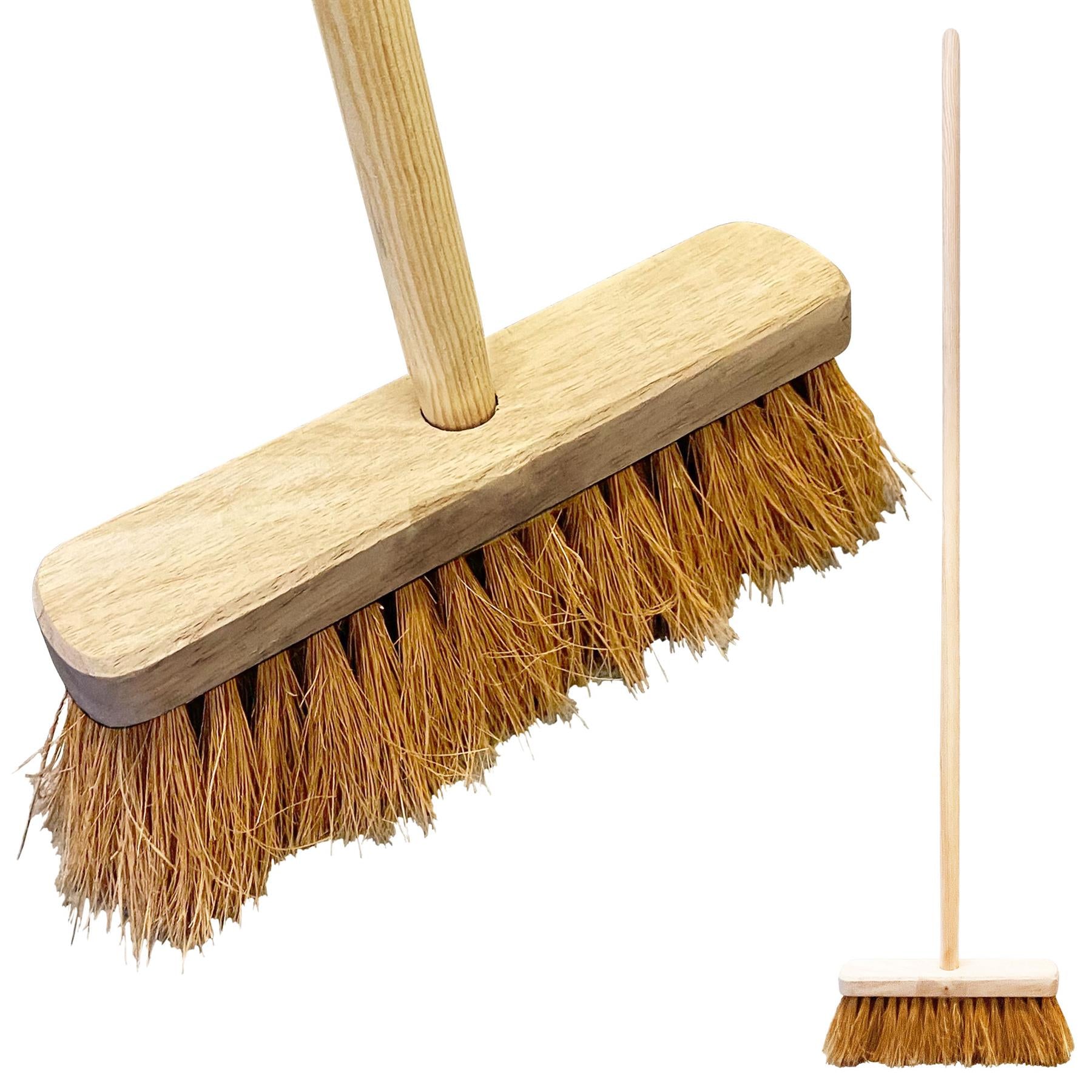 10" Soft Coco Broom on a white background 