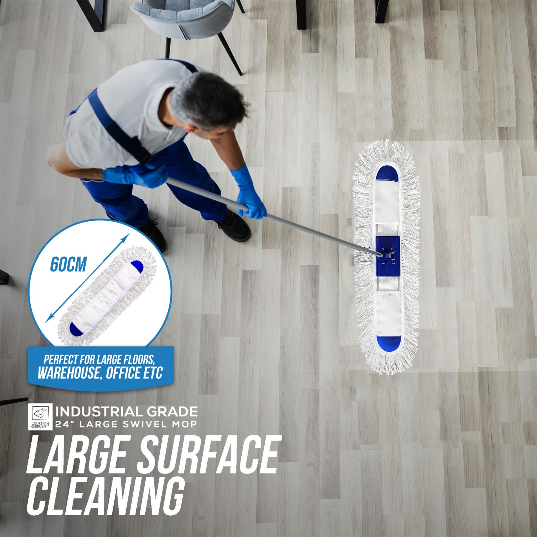 Flat Floor Mop Dustbeater 24" (60cm)
