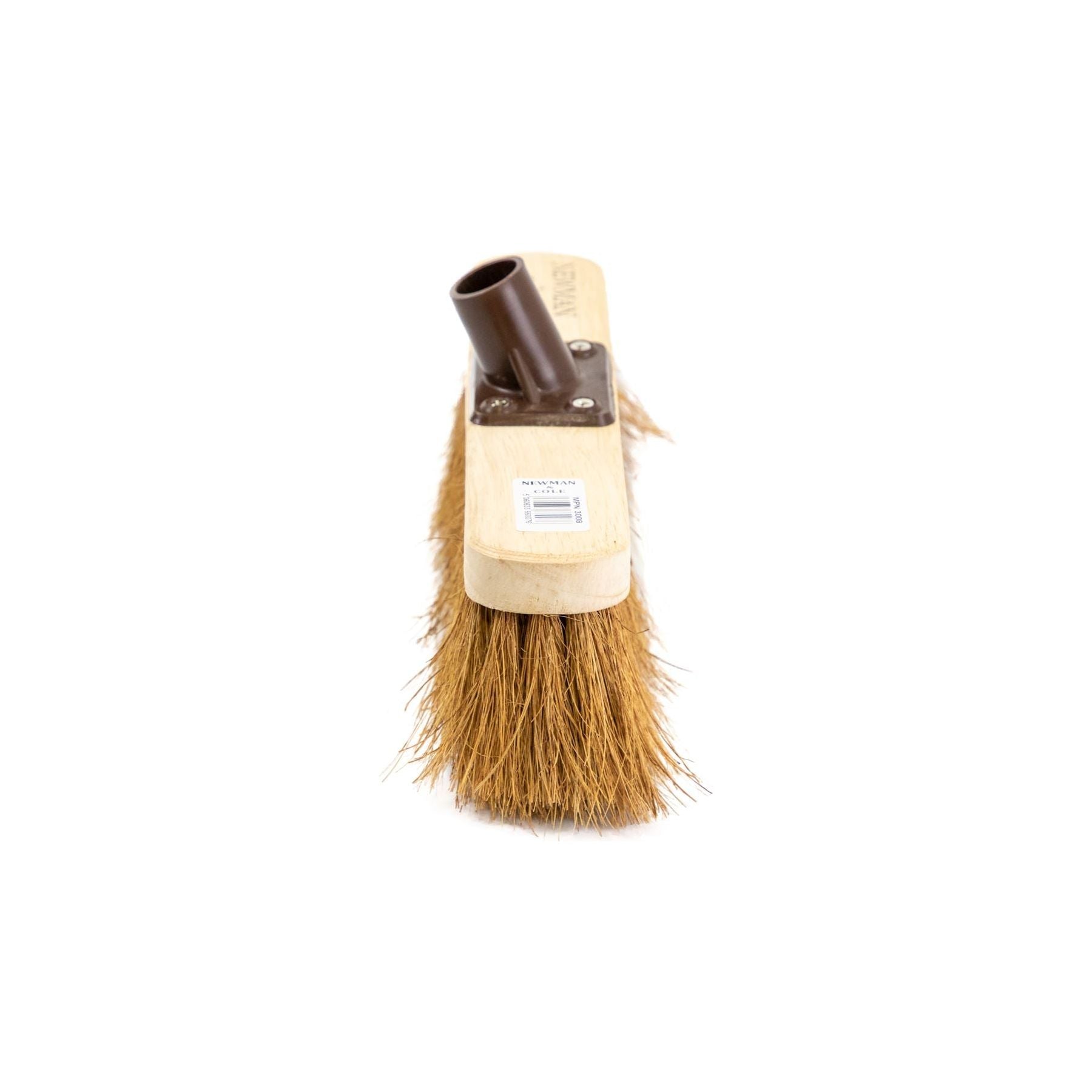 Newman and Cole 12" Natural Coco Broom Head with Plastic Socket