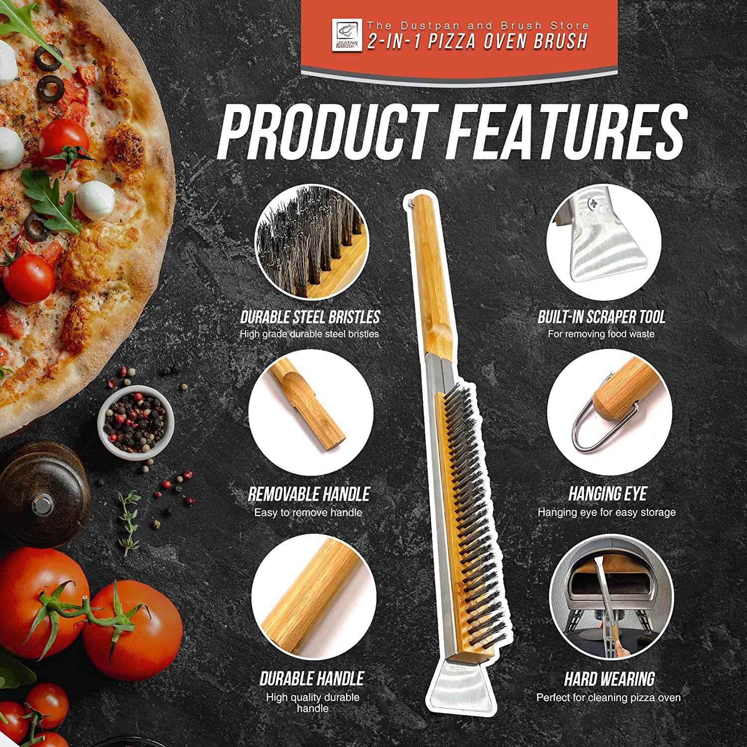 Compact Pizza Oven Brush