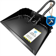 12" Metal Iron Flat Dustpan