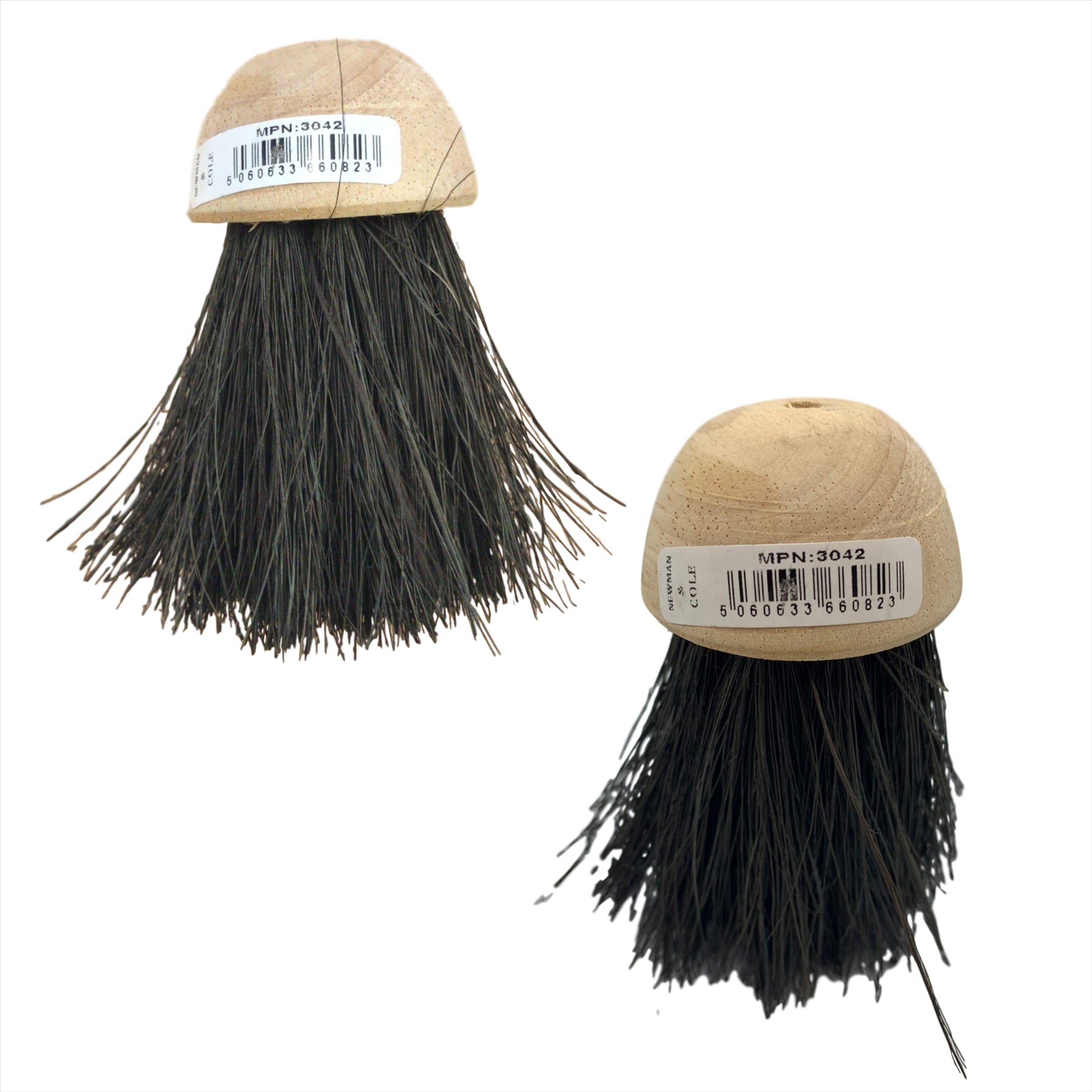 Newman and Cole Round Companion Brush Head - Pack of 2