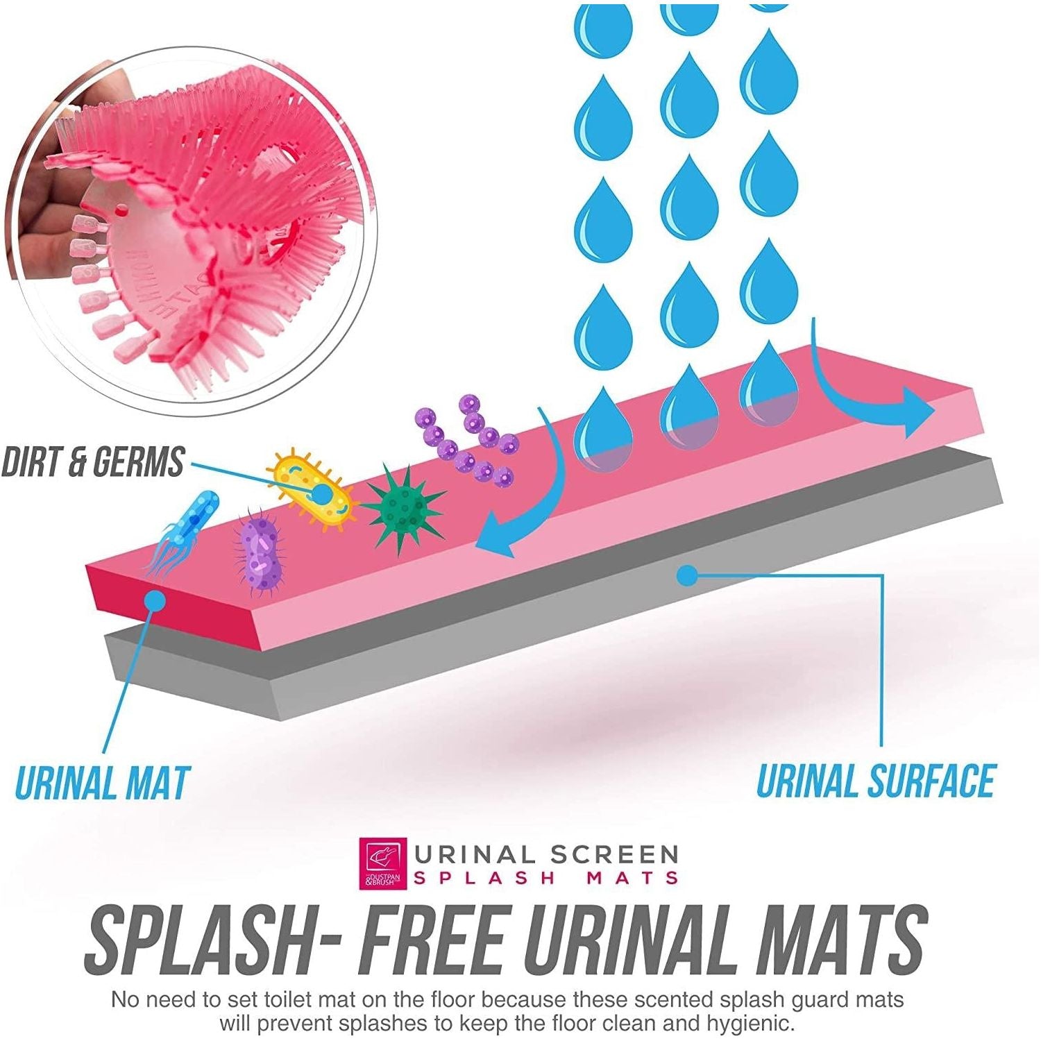 Urinal Screen Cherry Pink