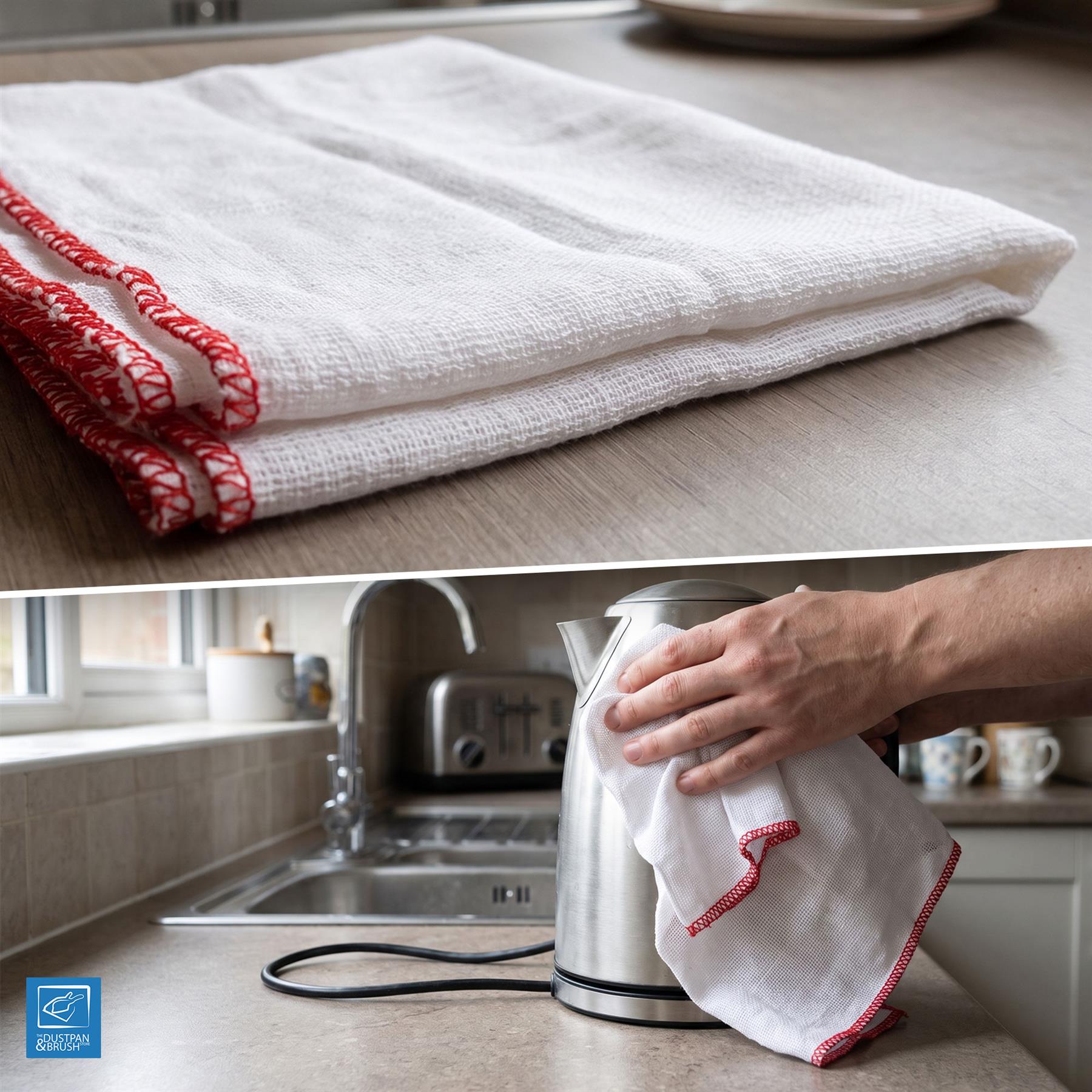 Cotton Dish Cloths 50 × 36cm | Pack of 12