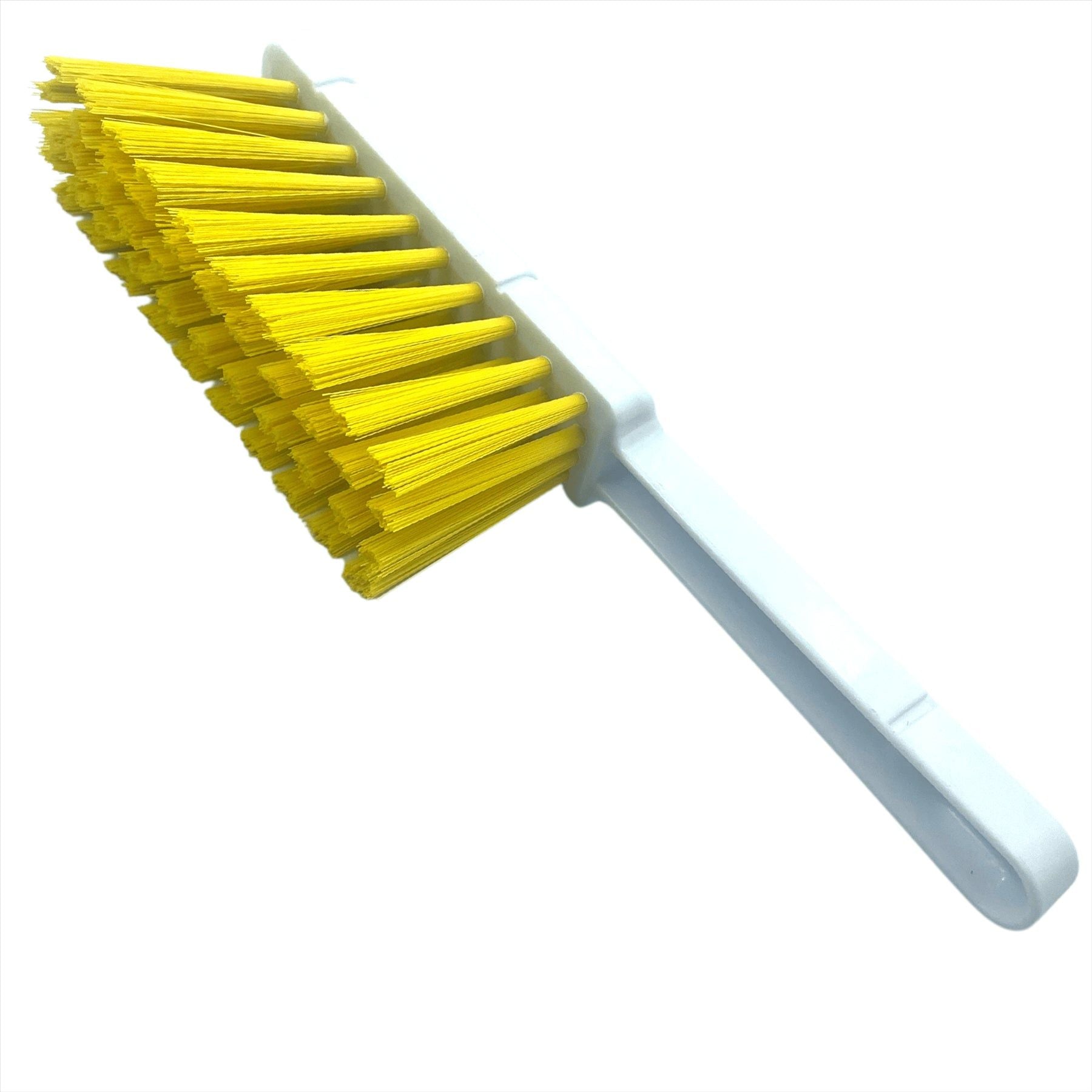 Yellow Colour Coded Hand Brush Soft Banister Hygiene Brush