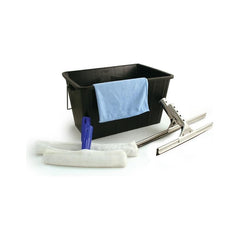 Professional Window Cleaning Equipment Set Washing Cloth Squeegee Bucket Sponge