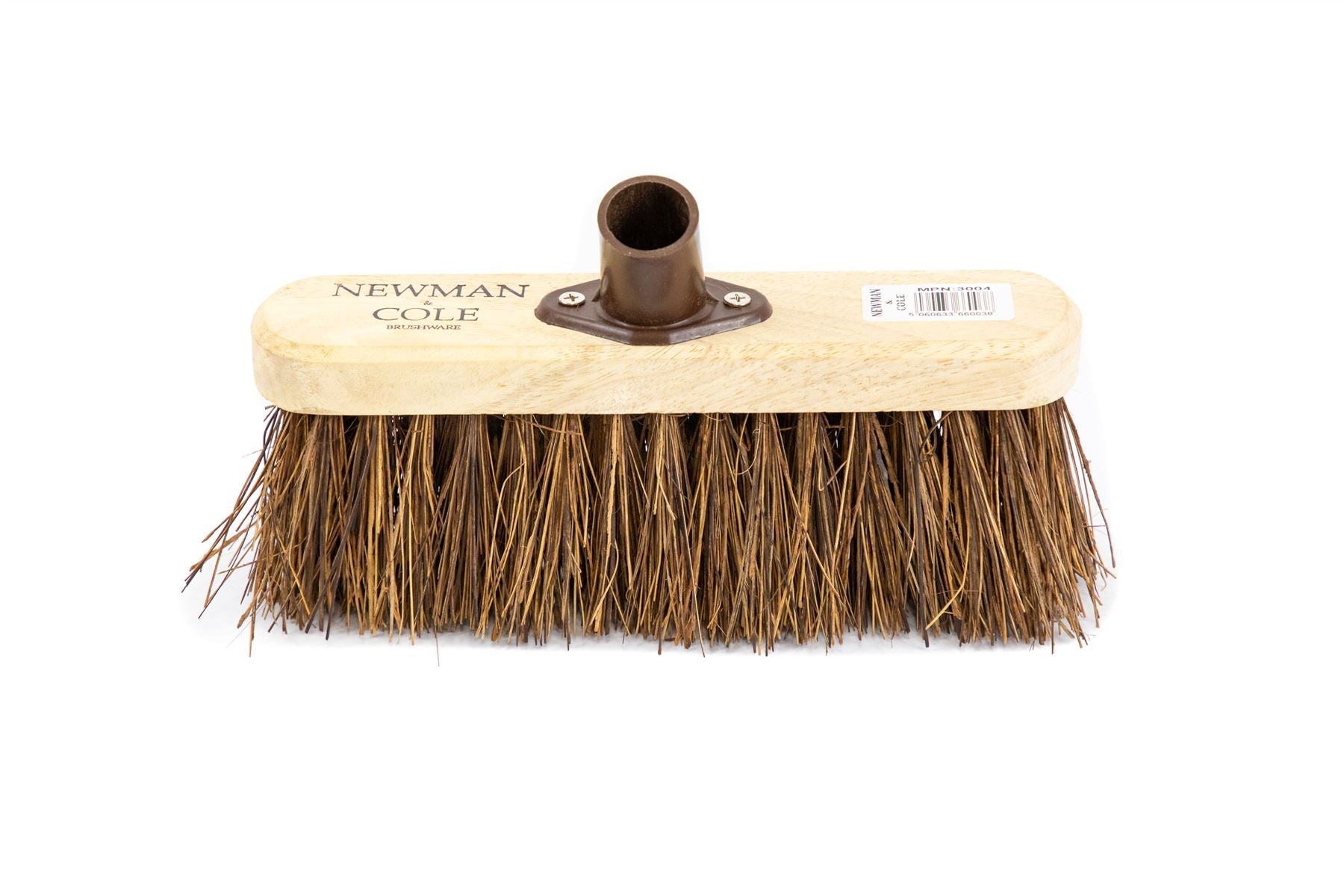 10" Stiff Bassine Broom Head with Bracket | Newman & Cole