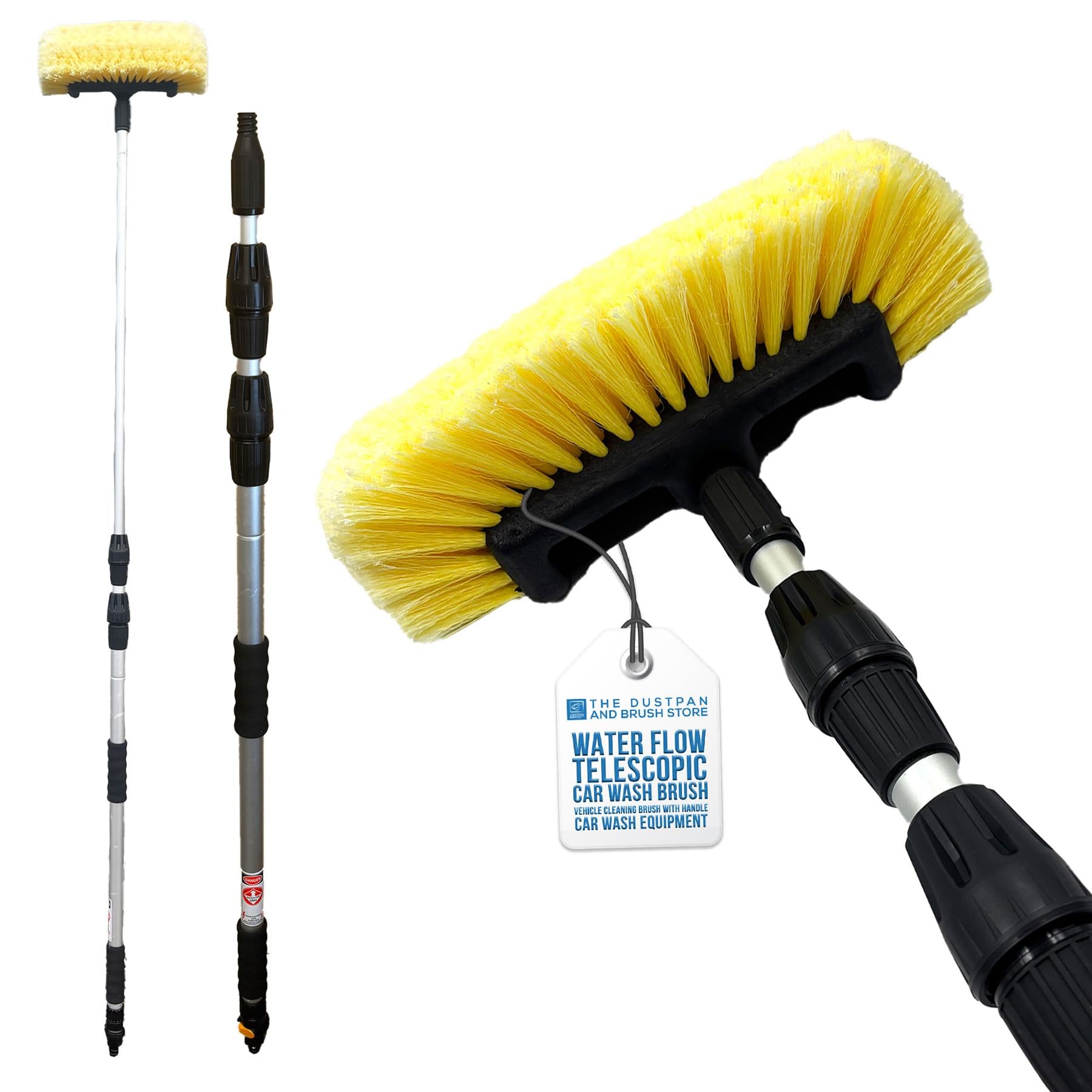 Water Flow Car Wash Brush 3 Section