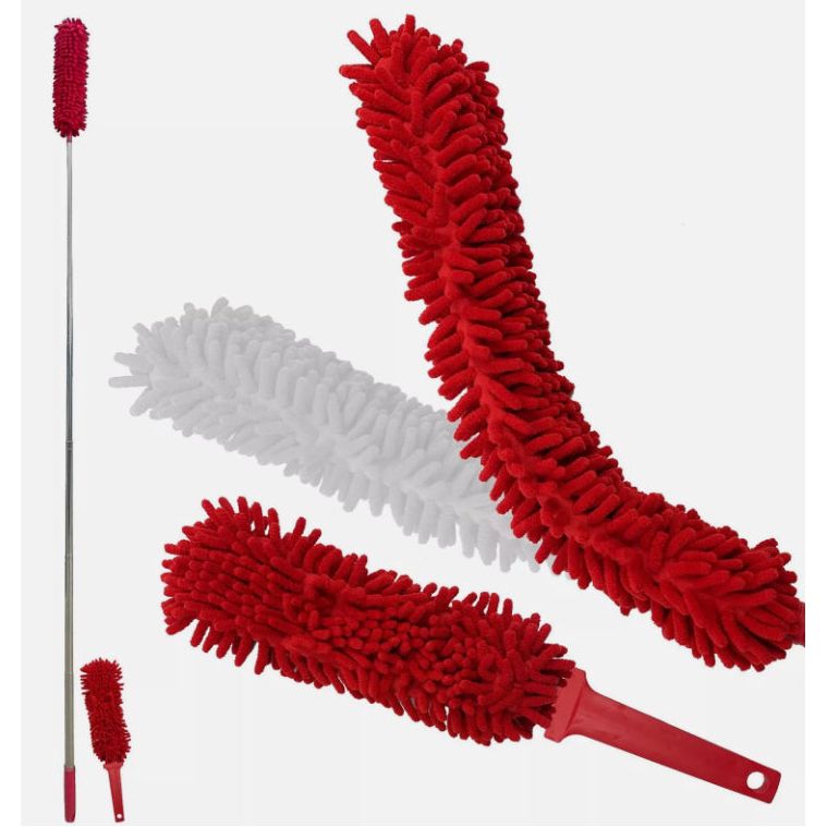 Microfibre Bendy Feather with Extendable Handle & Hand Duster Set