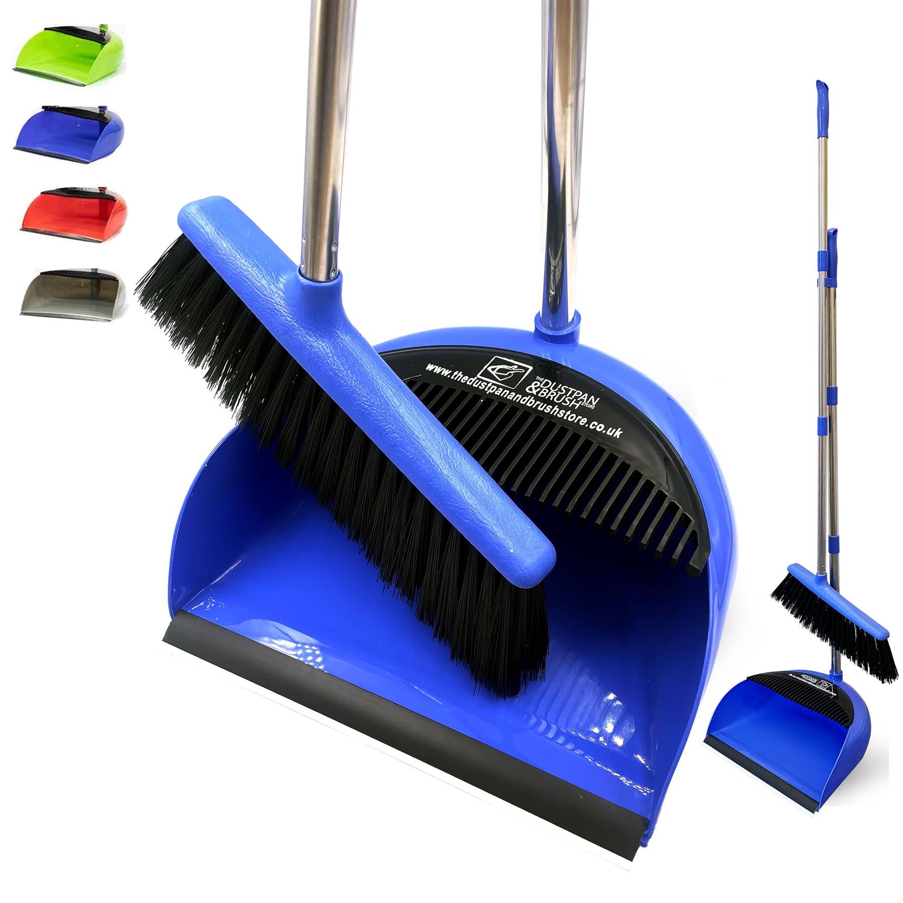 Long Handled Dustpan and Brush Set with Multi-Section Handle - The Dustpan and Brush Store
