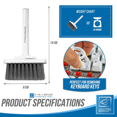 5 in 1 Electronics Cleaning Brush - The Dustpan and Brush Store