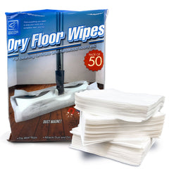 50 Dry Floor Mop Refill Cloths - 1 Pack