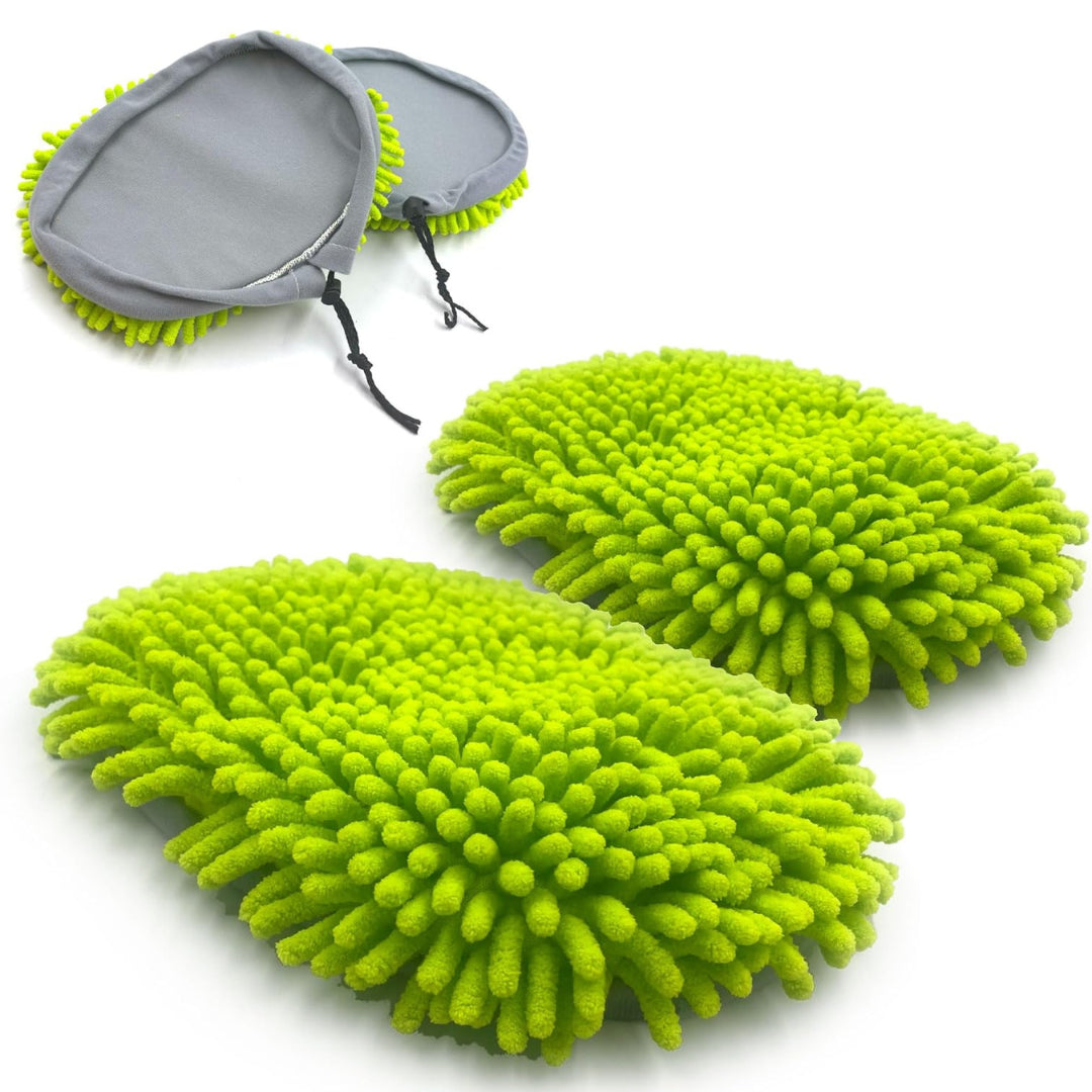 Chenille Car Wash Mop Replacement Head Only - Pack of 2