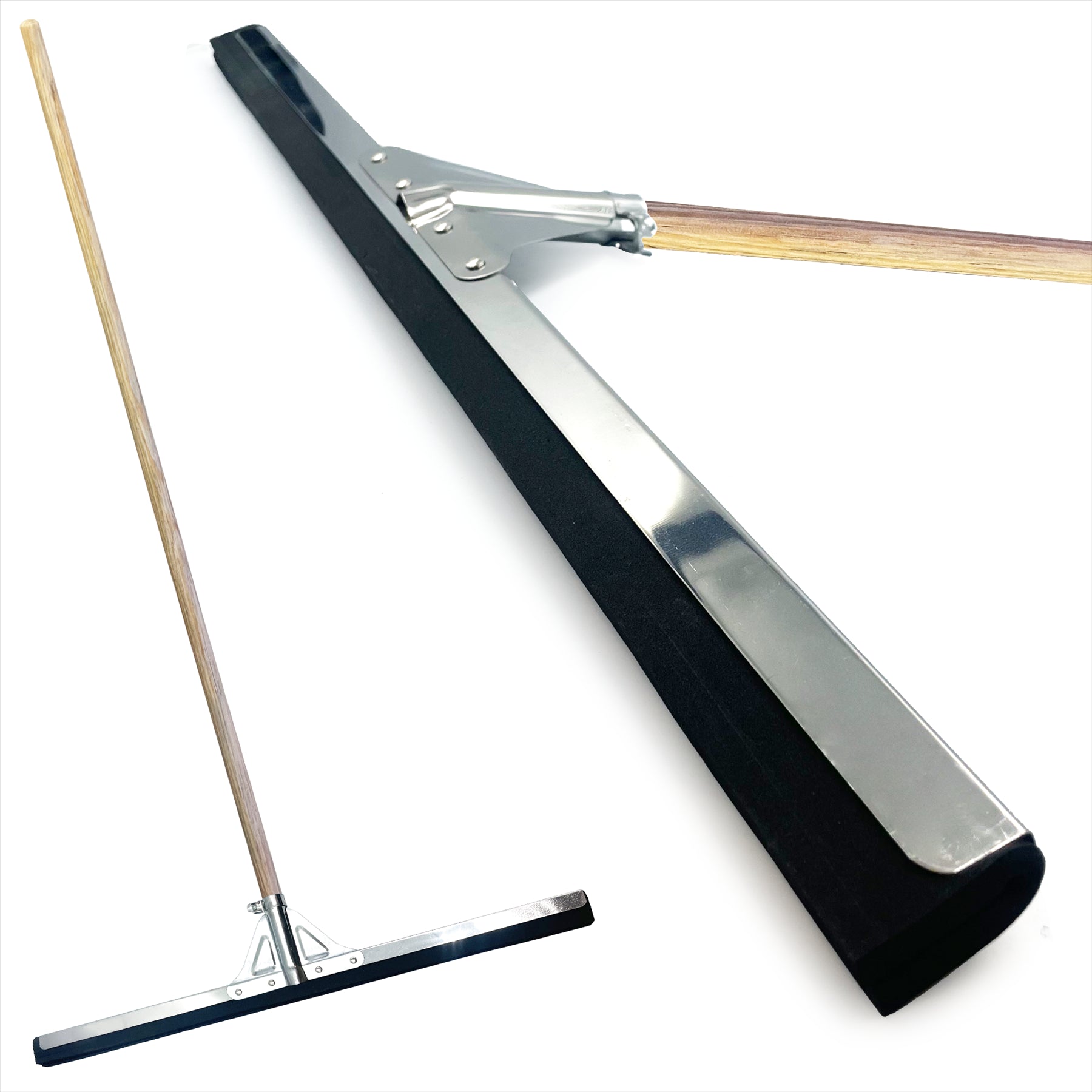 30" Black Moss Foam Floor Squeegee Blade with Handle