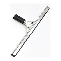 14" Stainless Steel Window Squeegee with Rubber Wiper Blade