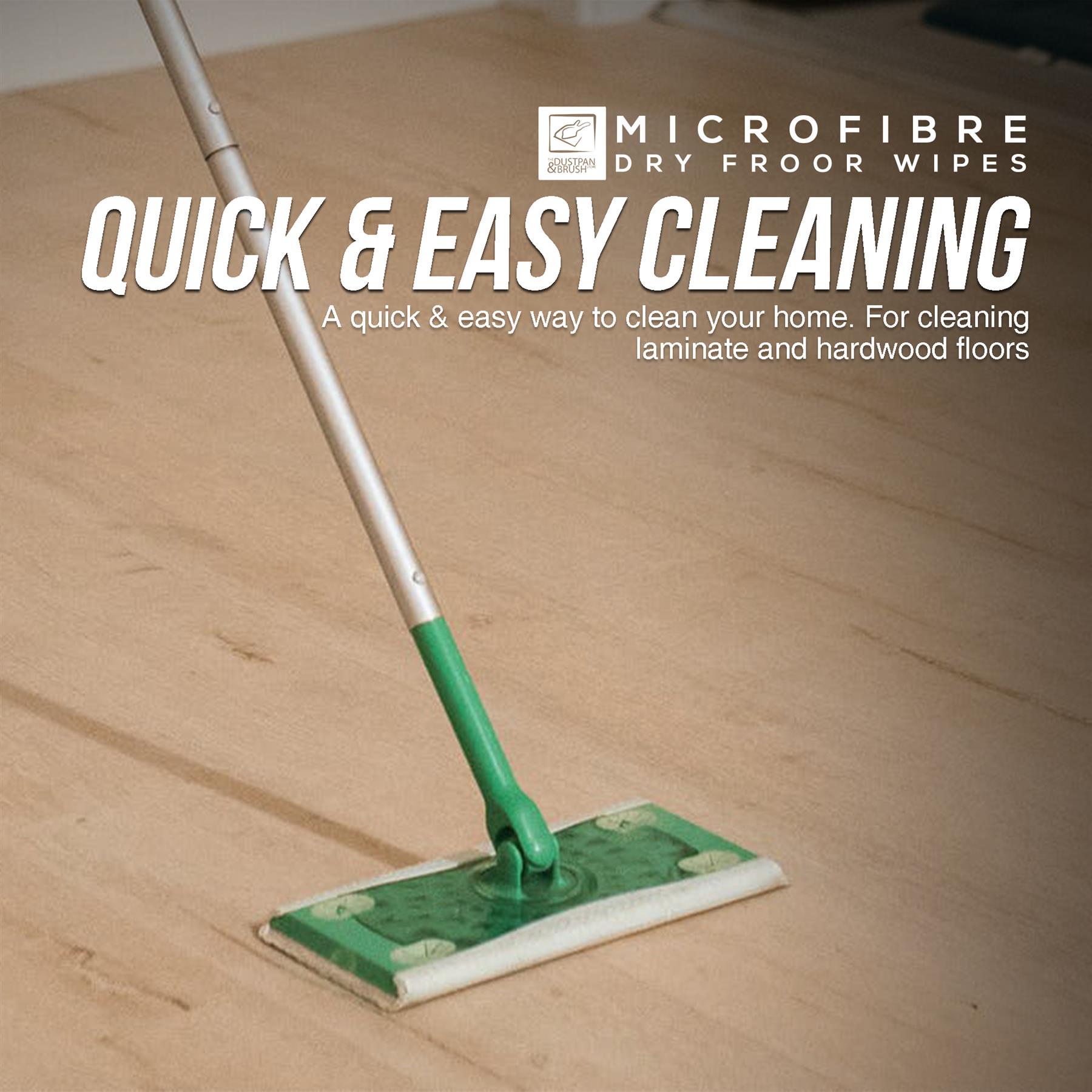 200 Dry Floor Mop Refill Cloths - 4 Packs of 50