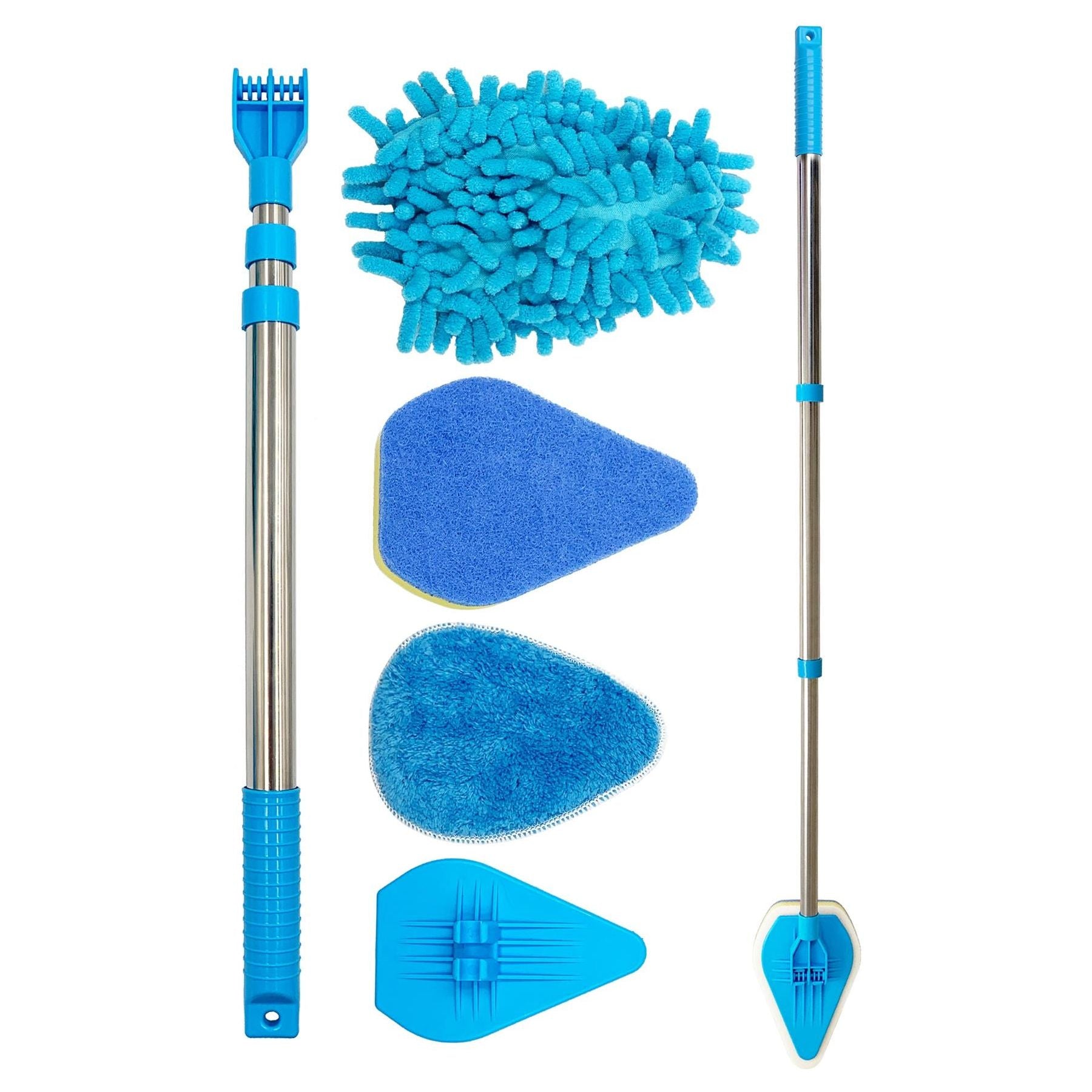 Telescopic Bathroom Mop - Tile Cleaning Kit