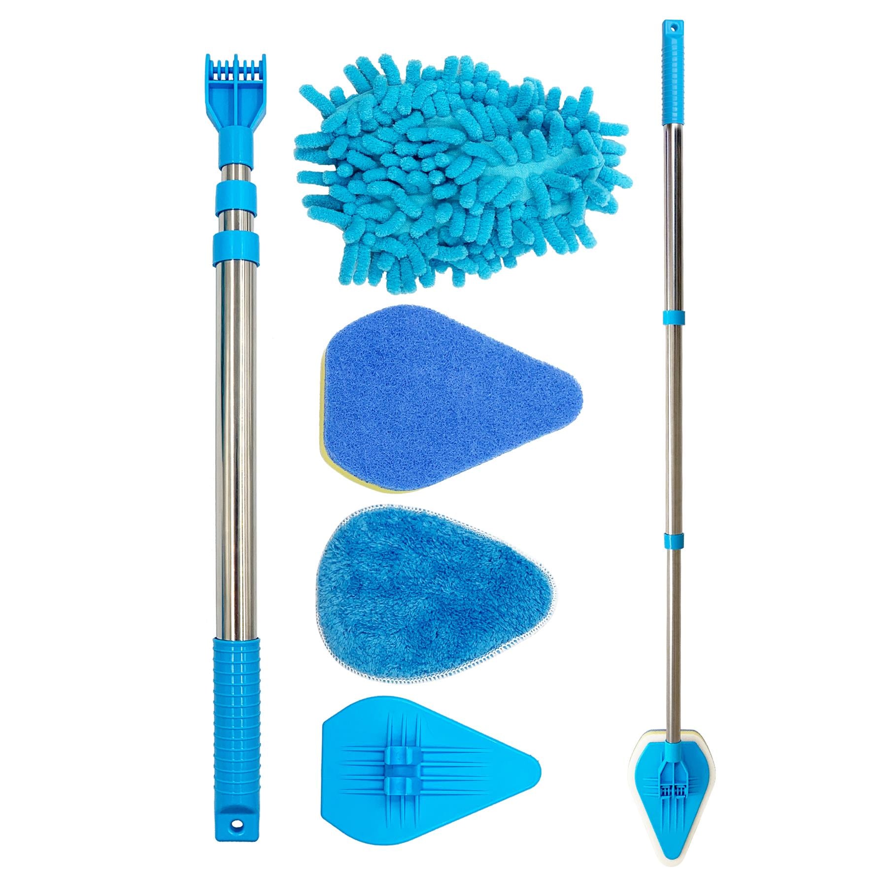 Telescopic Bathroom Mop and Multi-Surface Cleaning Kit - The Dustpan and Brush Store