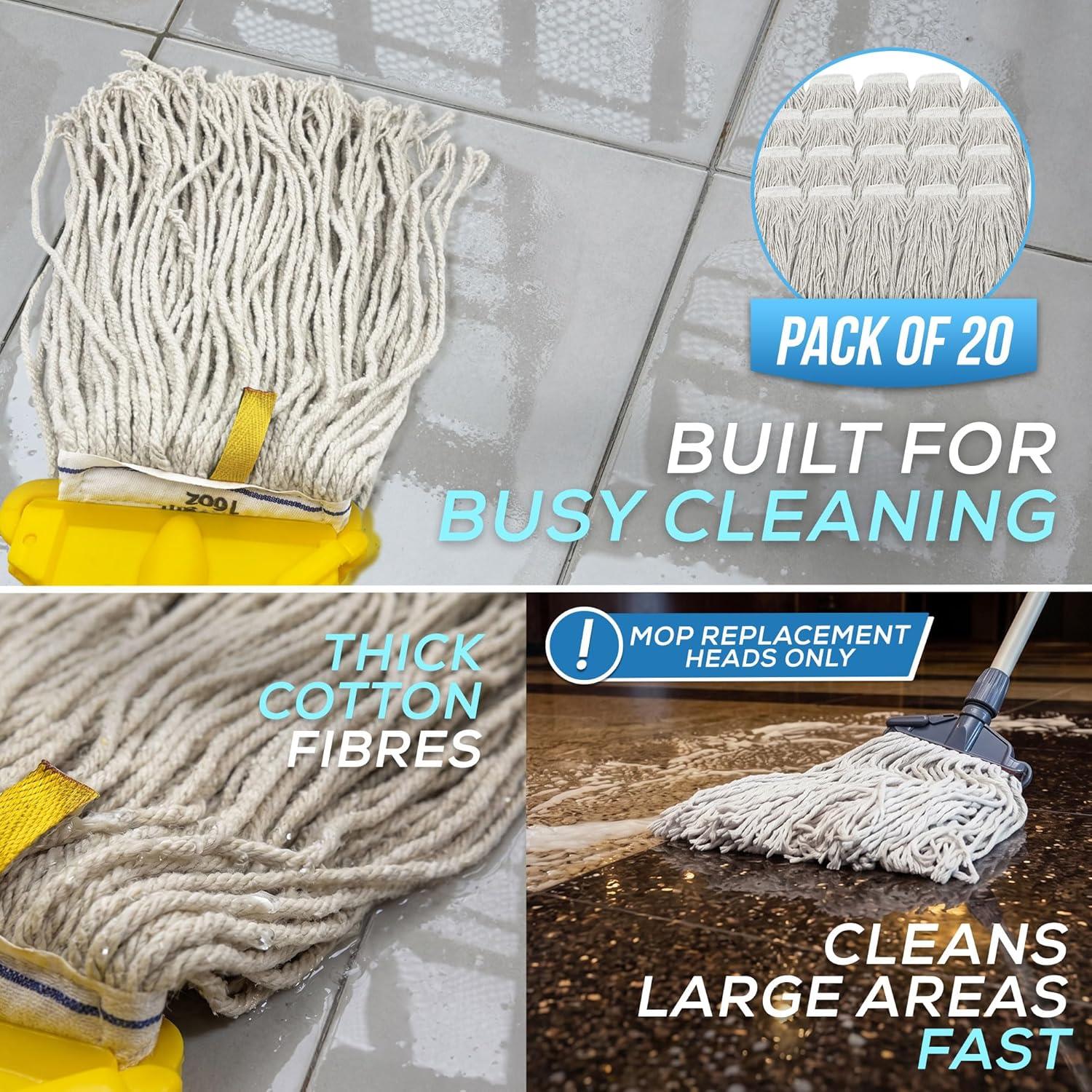 Kentucky Mop Head - Pack of 20 - The Dustpan and Brush Store