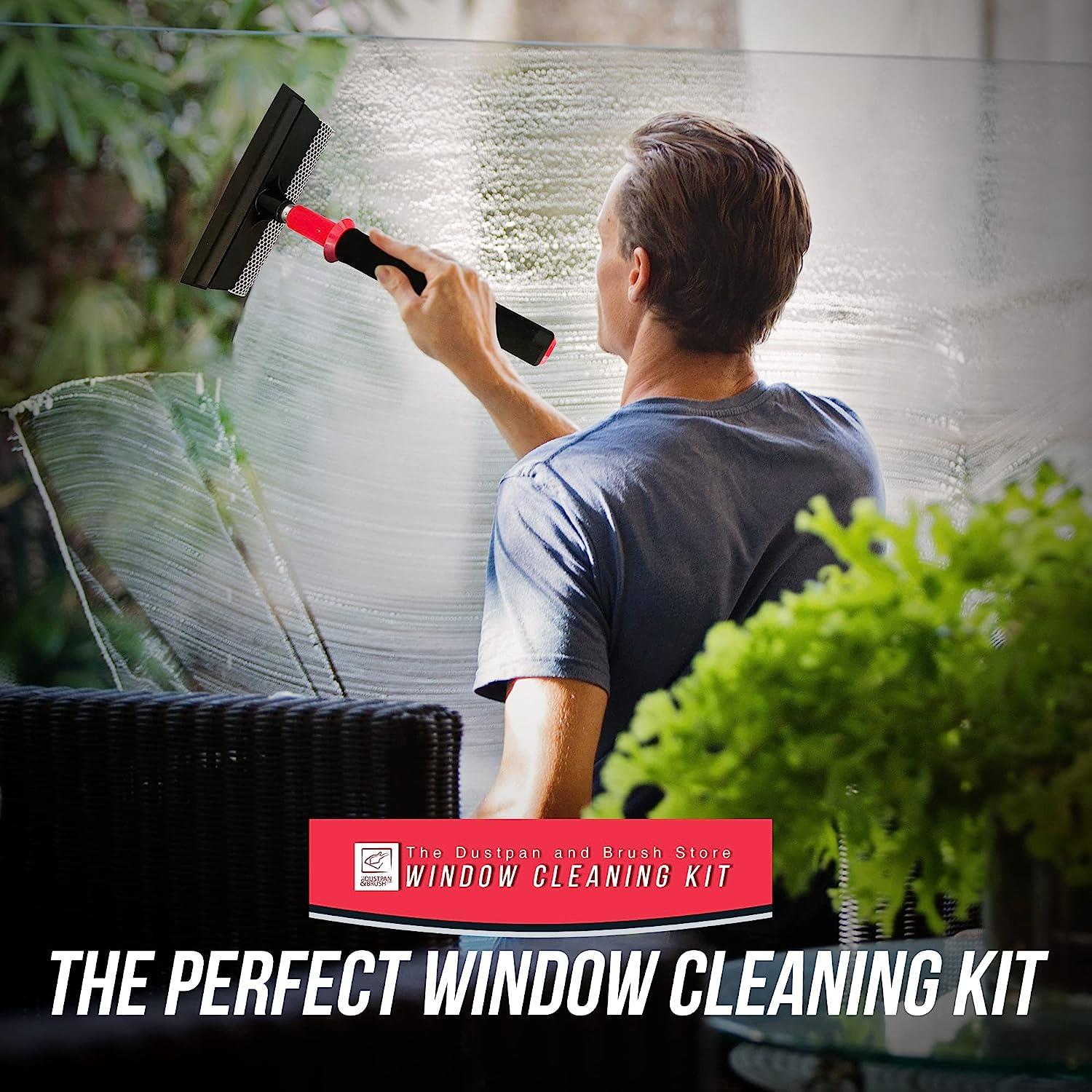 2 in 1 Extendable Window Squeegee & Applicator