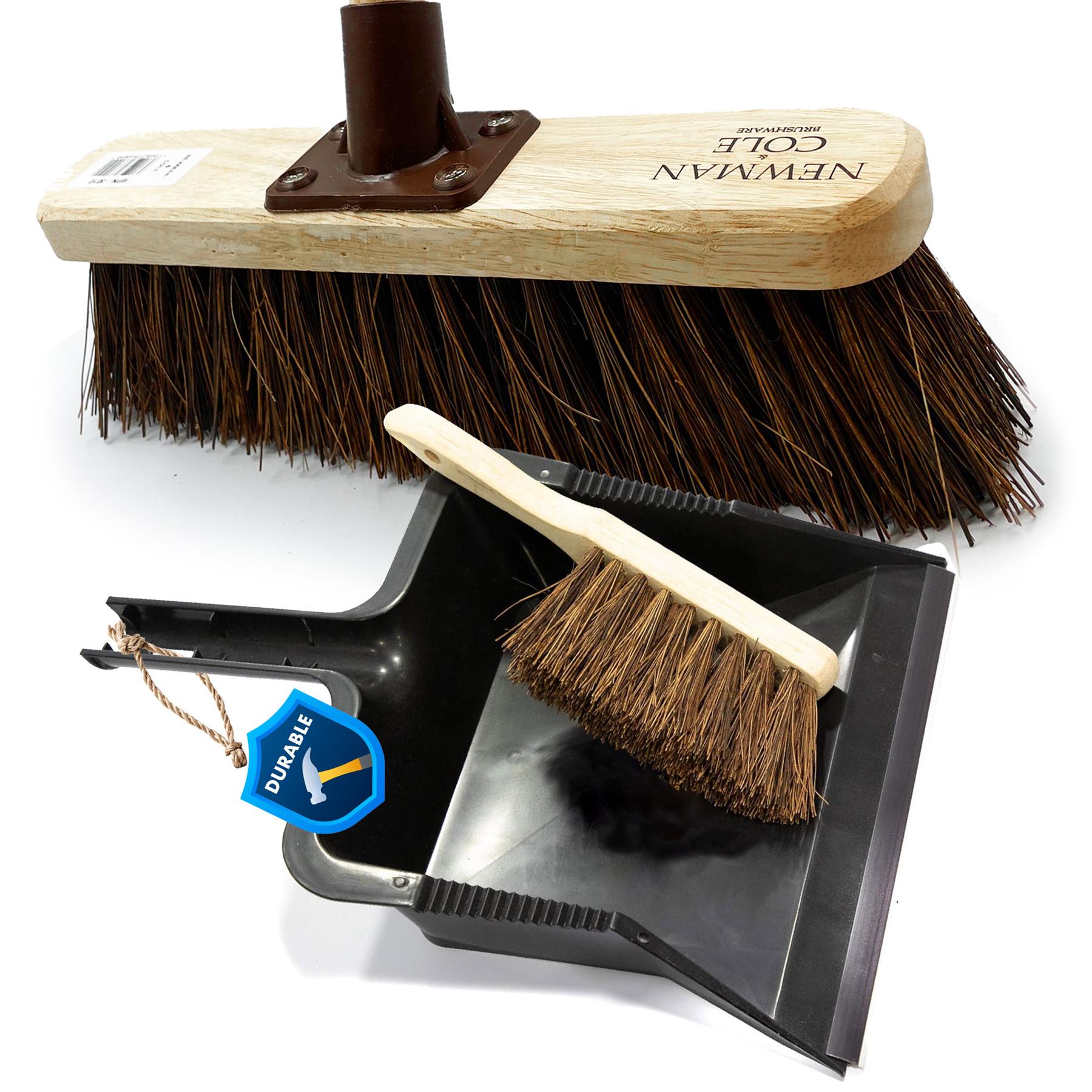 Dustpan and Brush with Broom Set