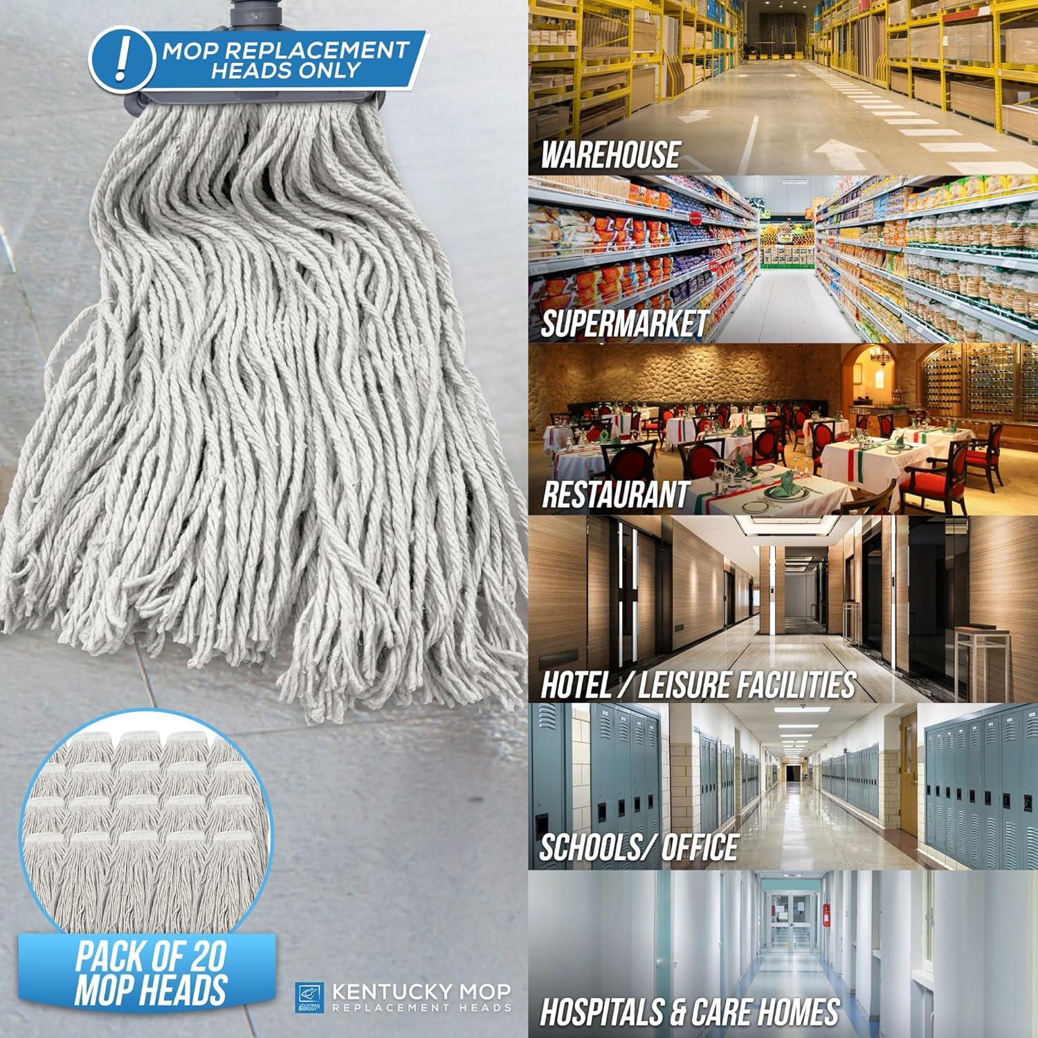 Kentucky Mop Head - Pack of 20 - The Dustpan and Brush Store