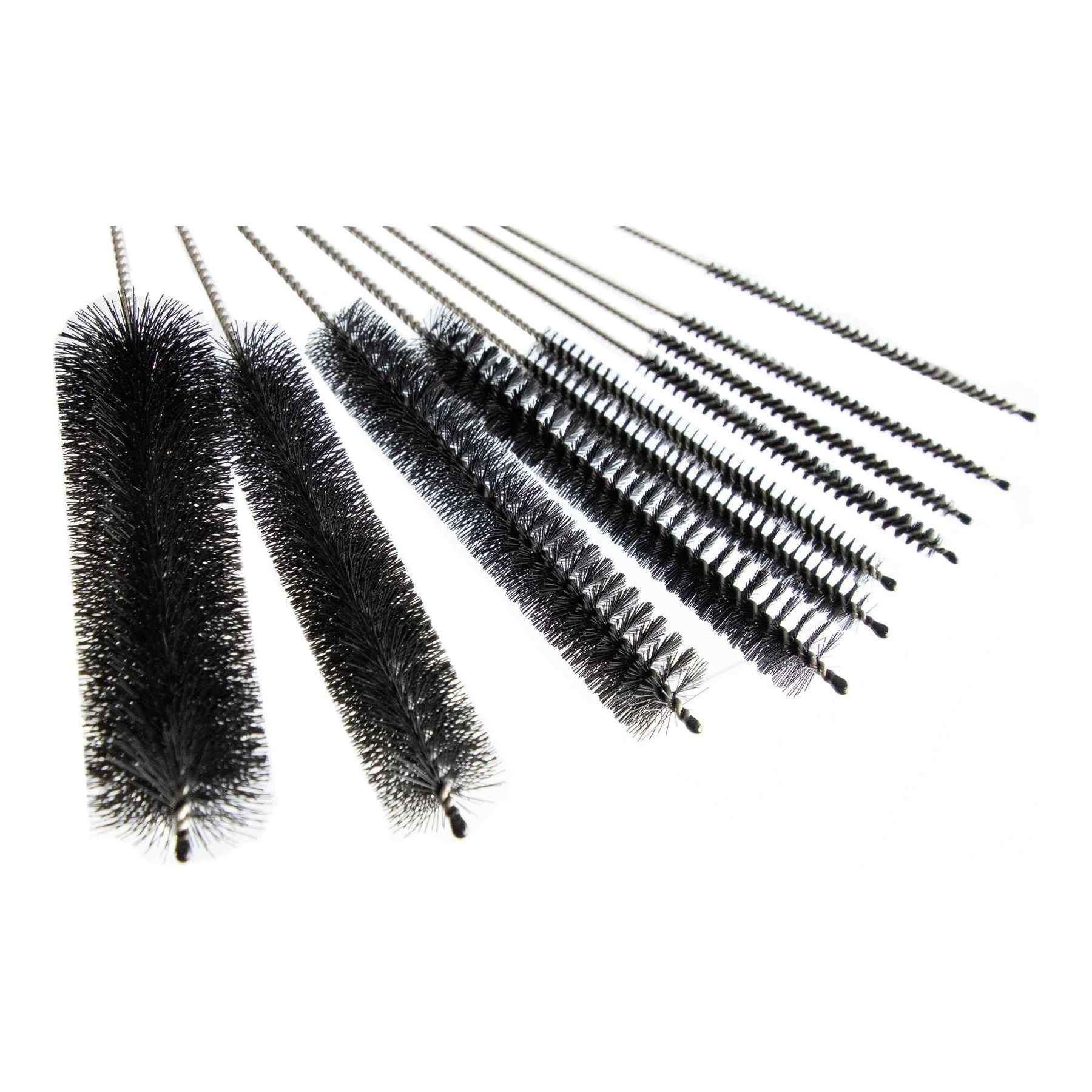 Kettle Spout Brush Teapot Nozzle Brush Set Bottle Tube Brush Pipe Cleaner Glasses Straw Coffee Machine Cleaning Brushes - 10 Pack Assorted Sizes