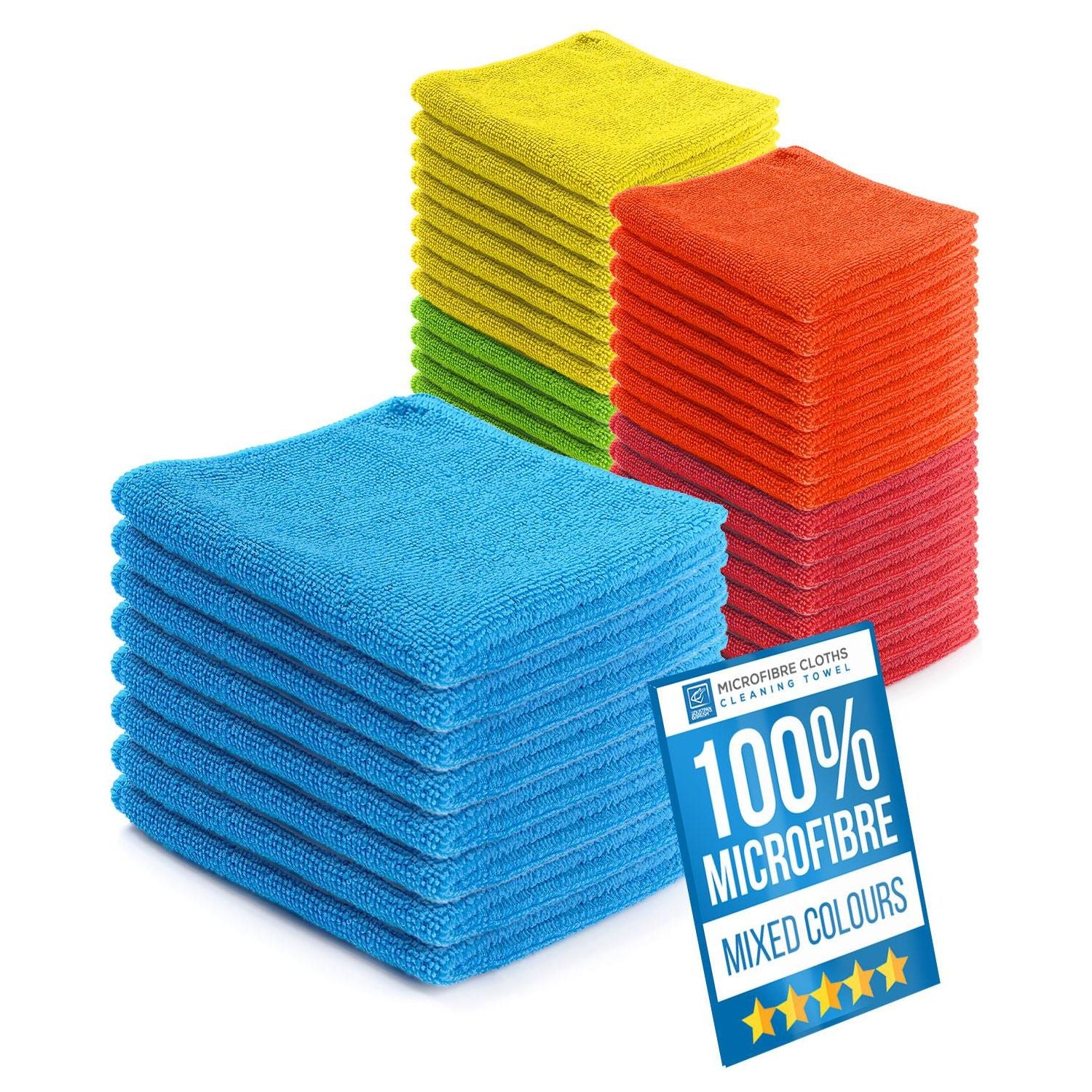 Pack of 40 Microfibre Cloths - CLEARANCE