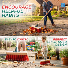 Traditional Wooden Children’s Sweeping Brush - The Dustpan and Brush Store