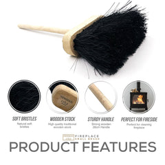 Fireside Companion Hearth Brush and Handle - The Dustpan and Brush Store