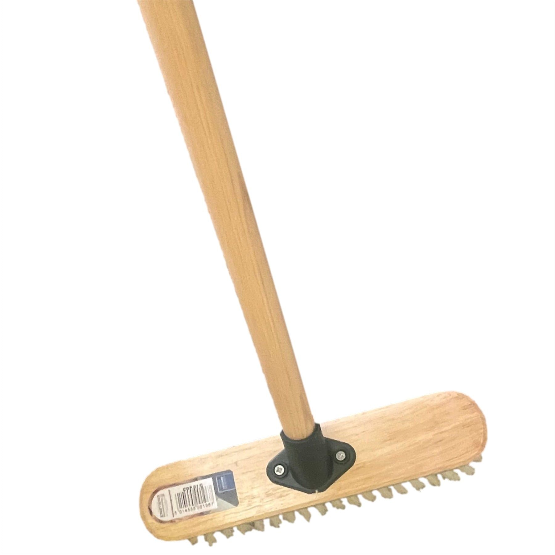 11" Soft Cream Sweeping Brush Synthetic Indoor Broom with Handle