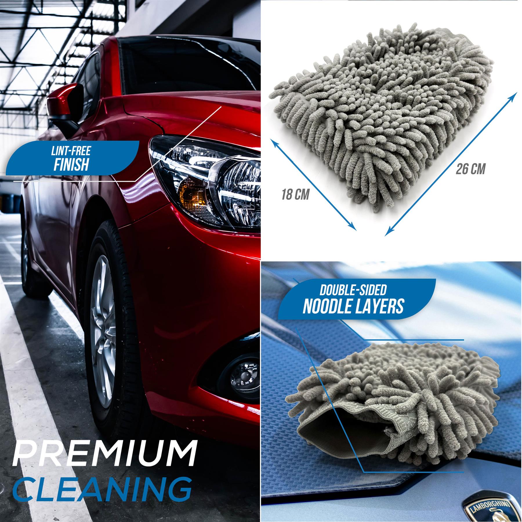 Microfibre Car Wash Mitt