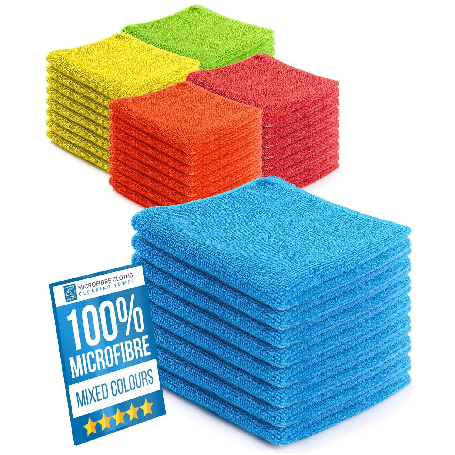 Pack of 40 Microfibre Cloths - CLEARANCE