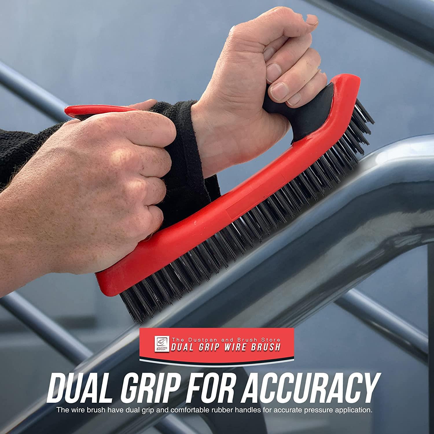 Dual Grip Heavy Duty Wire Brush