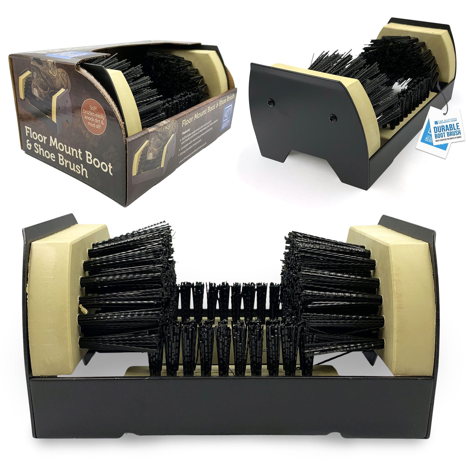 Heavy Duty Boot Scraper Brush – Outdoor Mud Cleaner - The Dustpan and Brush Store