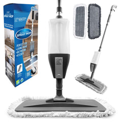 Spray Mop With 3 Removable Washable Microfibre Mop Heads