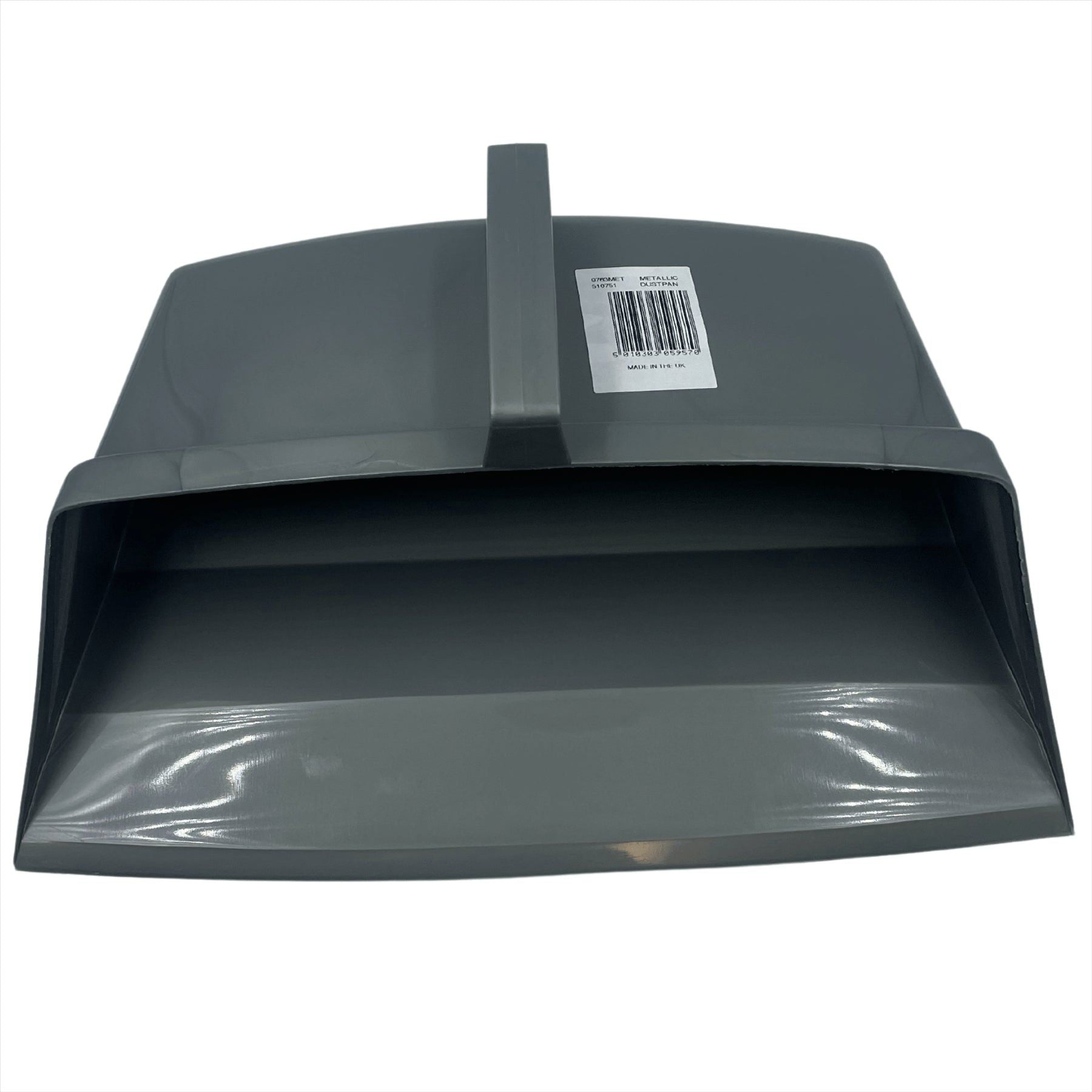 Addis Closed Hooded Plastic Dustpan in Silver / Grey