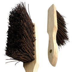 Stiff Bassine Hand Brush | Natural Fibre Wooden Sweeping Brush - The Dustpan and Brush Store