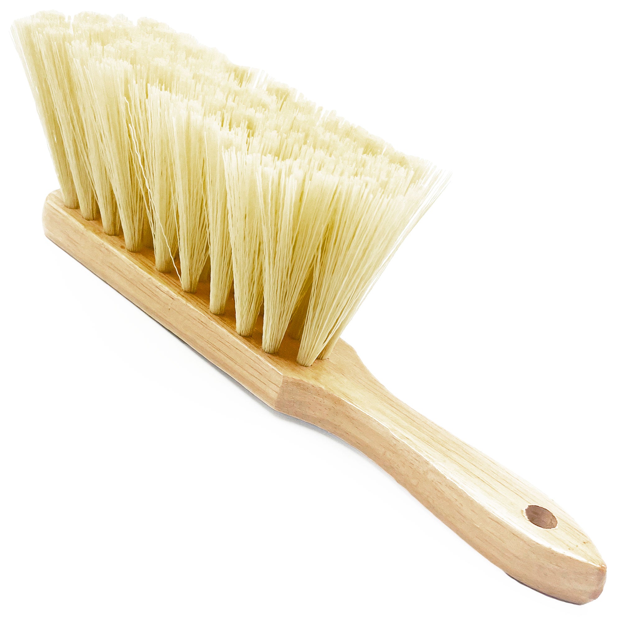 Newman and Cole Varnished Soft PVC Hand Brush brushes up on a white background 