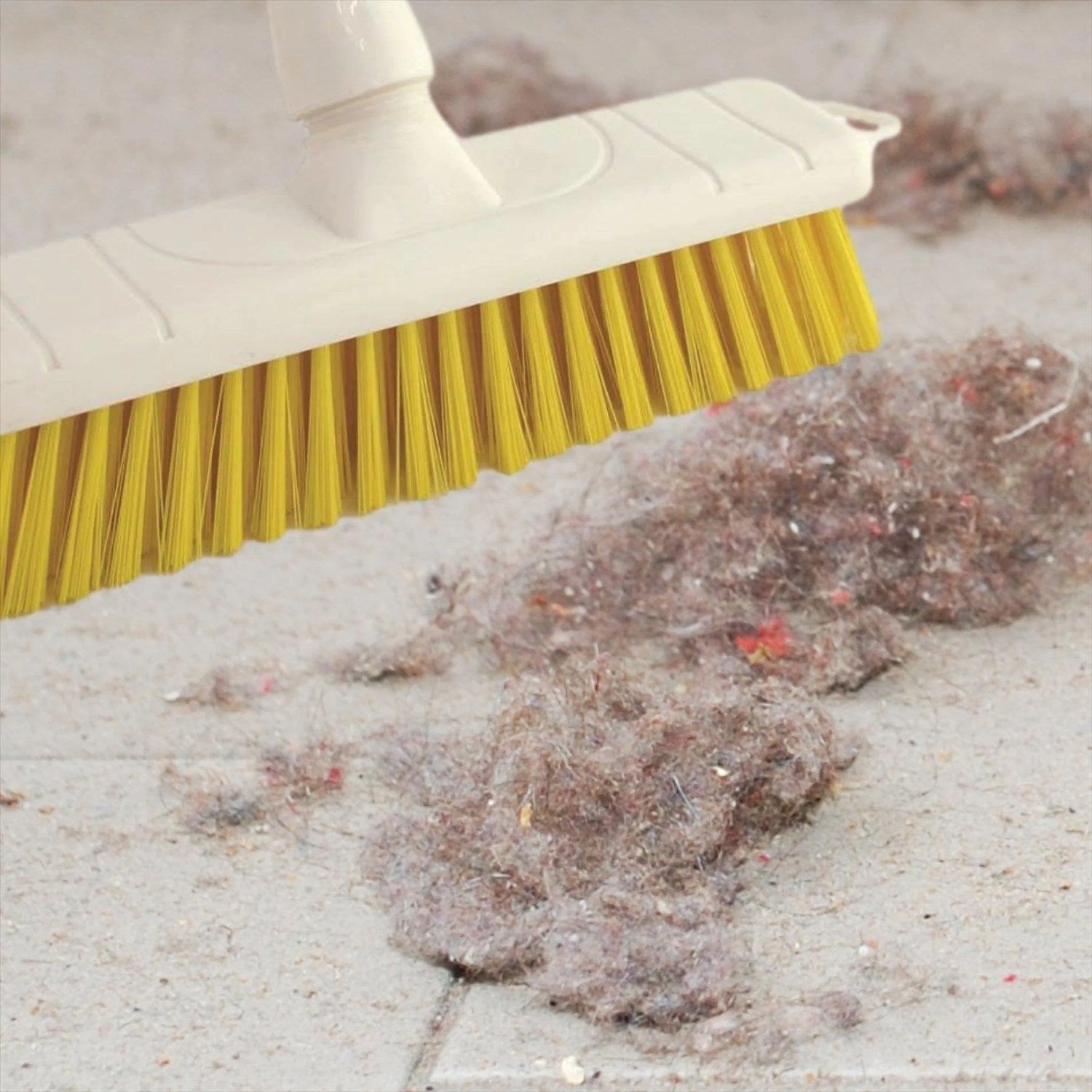 12" Soft Hygiene Broom with Aluminium Handle | Colour Coded - The Dustpan and Brush Store