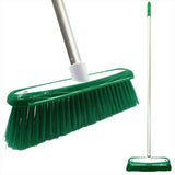 TDBS Colour Coded Green Broom Head & Handle