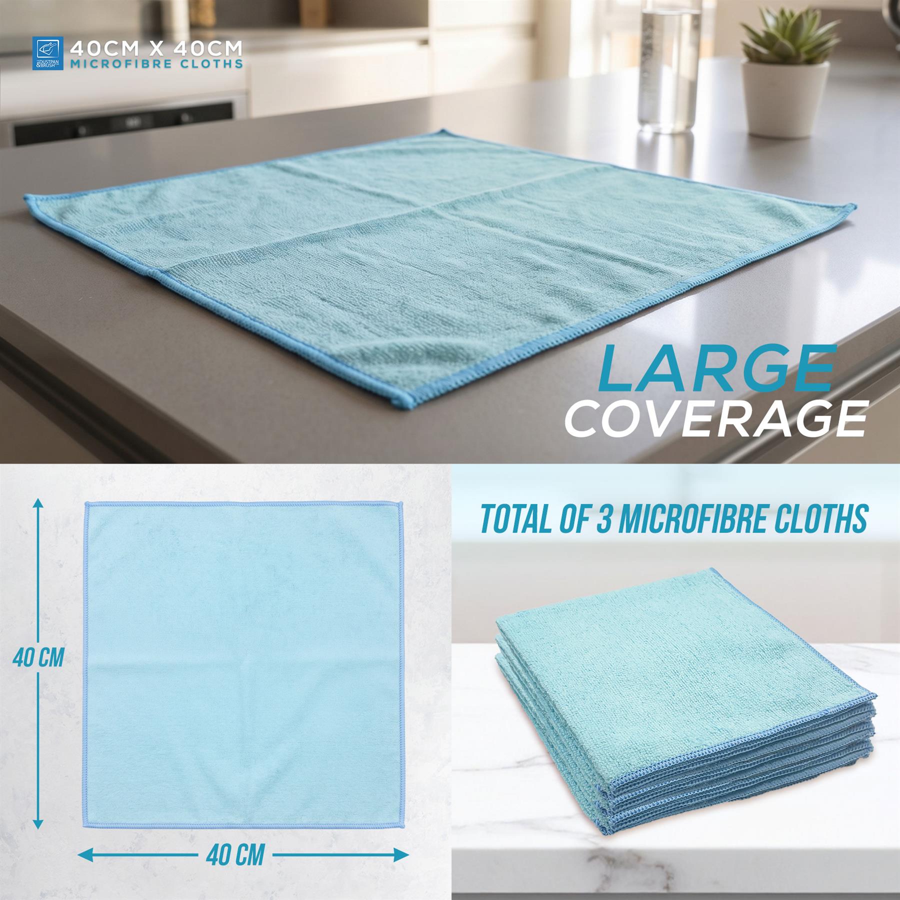 Duck Egg Microfibre Cleaning Cloths | Soft Streak Free Cloth