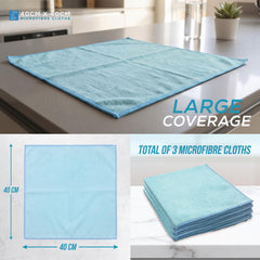 Duck Egg Microfibre Cleaning Cloths | Soft Streak Free Cloth