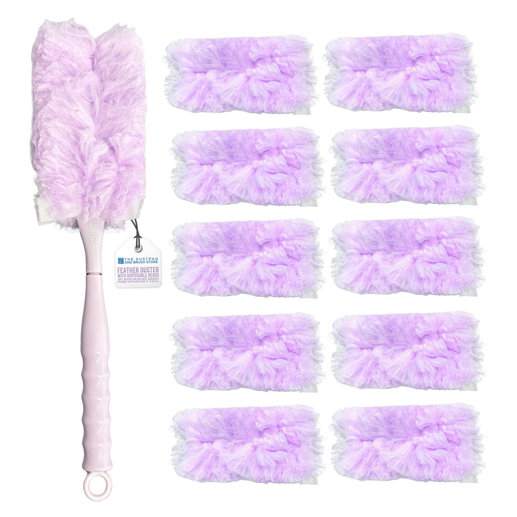 Purple Duster with 10 Disposable Heads