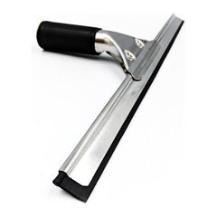 14" Stainless Steel Window Squeegee with Rubber Wiper Blade