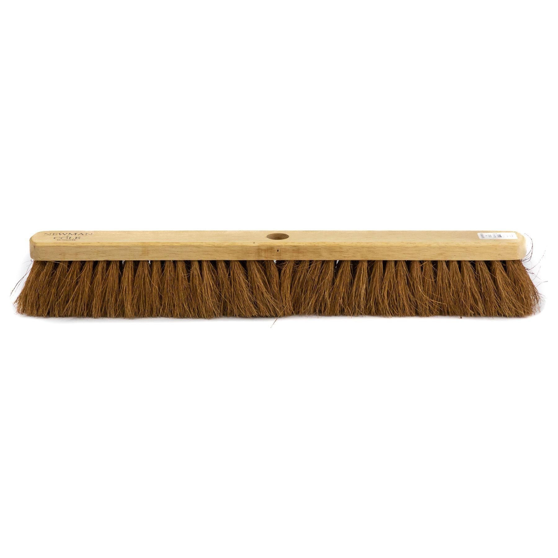 24" Newman and Cole Natural Coco Broom Head with Hole