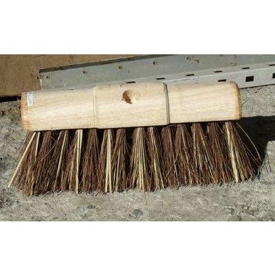 13" Saddle Back Bassine and Cane Mix Yard Broom Head Only